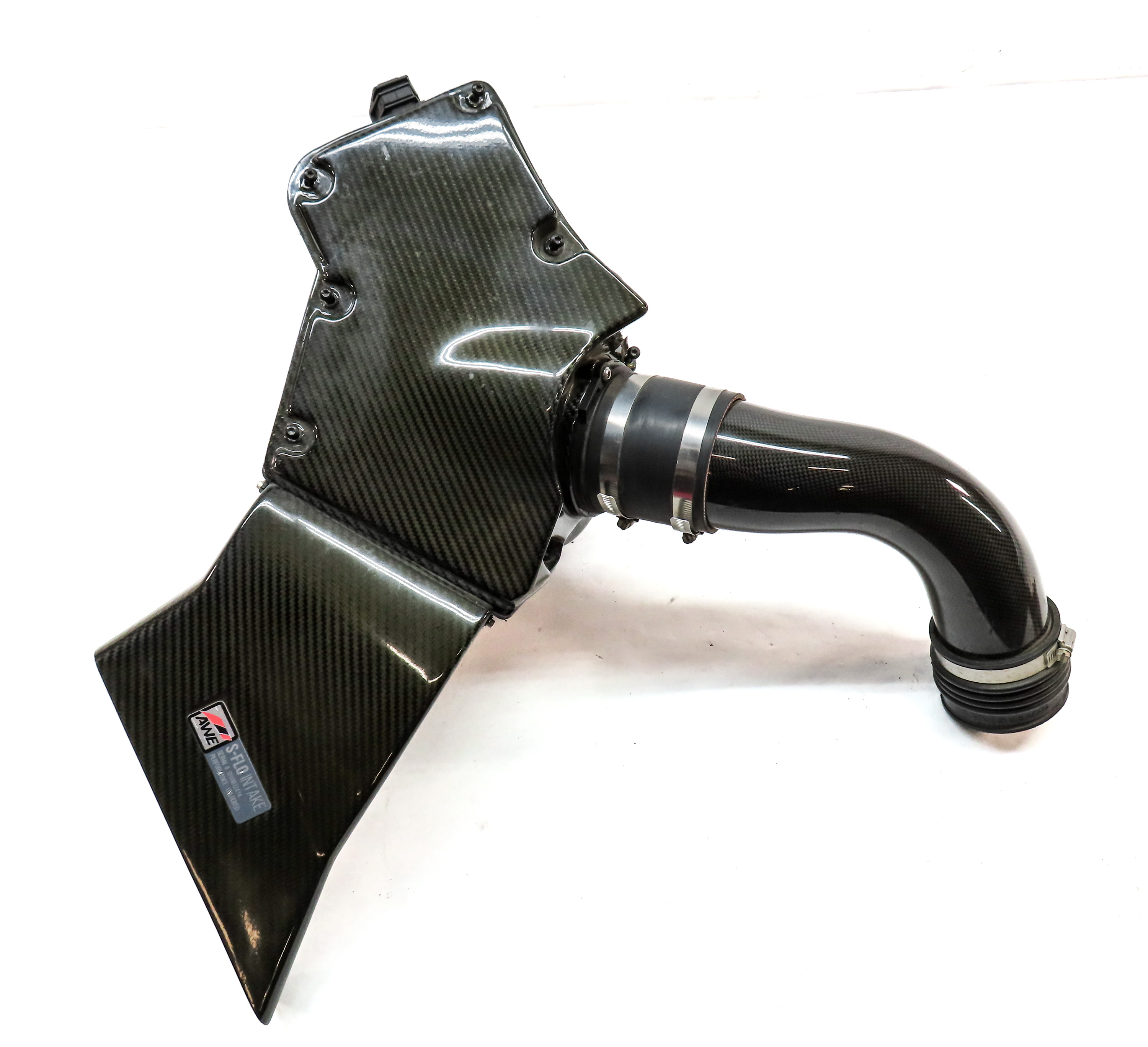 14 AUDI SQ5 (B8 8R) 3.0L SUPER ENGINE AWE S-FLOW CARBON INTAKE w/ CTS AIR FILTER — exact item pictured
